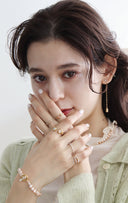 Rose long chain pierce (三分咲き)