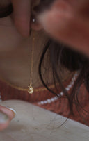 Rose long chain pierce (三分咲き)