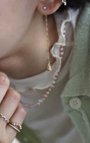 Rose long chain pierce (三分咲き)