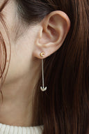 Crescent moon pierce