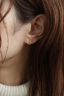 Crescent moon pierce