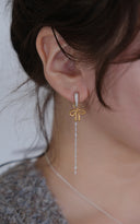 emiru  x momota / Ribbon earring ( 3charm set )
