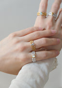 Mesh heart ring