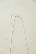 clear heart necklace / leather & charm (emiru x momota Vol.5)