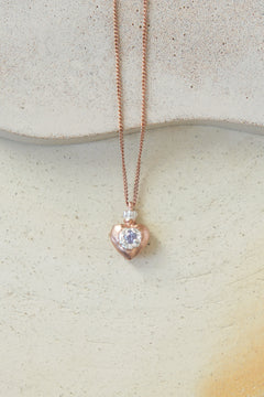 Perfume bottle necklace / Heart / 受注生産