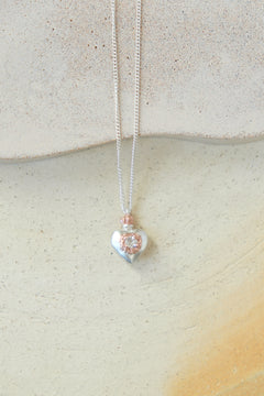 Perfume bottle necklace / Heart / 受注生産