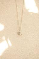 Zodiac necklace / silver