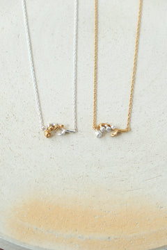 lily of the valley mini necklace / シルバー
