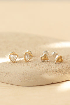 Jewel Heart pierce / 受注生産 / シルバー