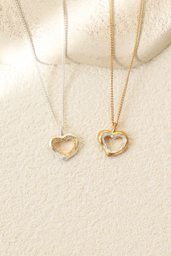 Inside Heart necklace / 受注生産 / シルバー