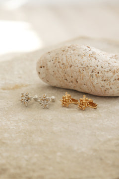 Osmanthus earring / 受注生産 / シルバー