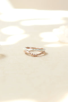 Layerd 2tone ring / サイズオーダー