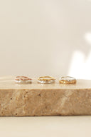 Layerd gem ring