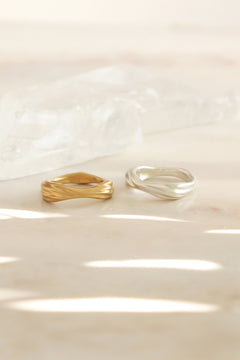 Drape thin ring / サイズオーダー / シルバー