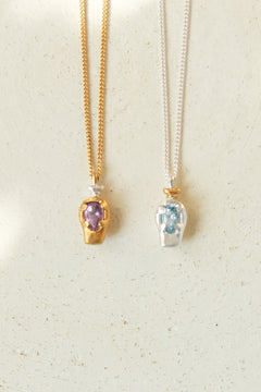 Perfume bottle necklace / Drop / 受注生産 / シルバー