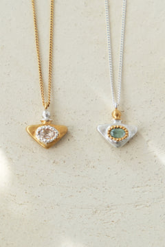 Perfume bottle necklace / Triangle / 受注生産 / シルバー
